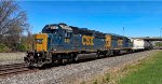 CSX 4411 now returns west.